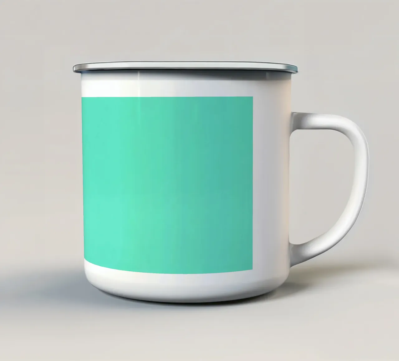 espositore decorativo con una pianta, una campana e zucche su un supporto tazza in smalto da DesignDoodle
