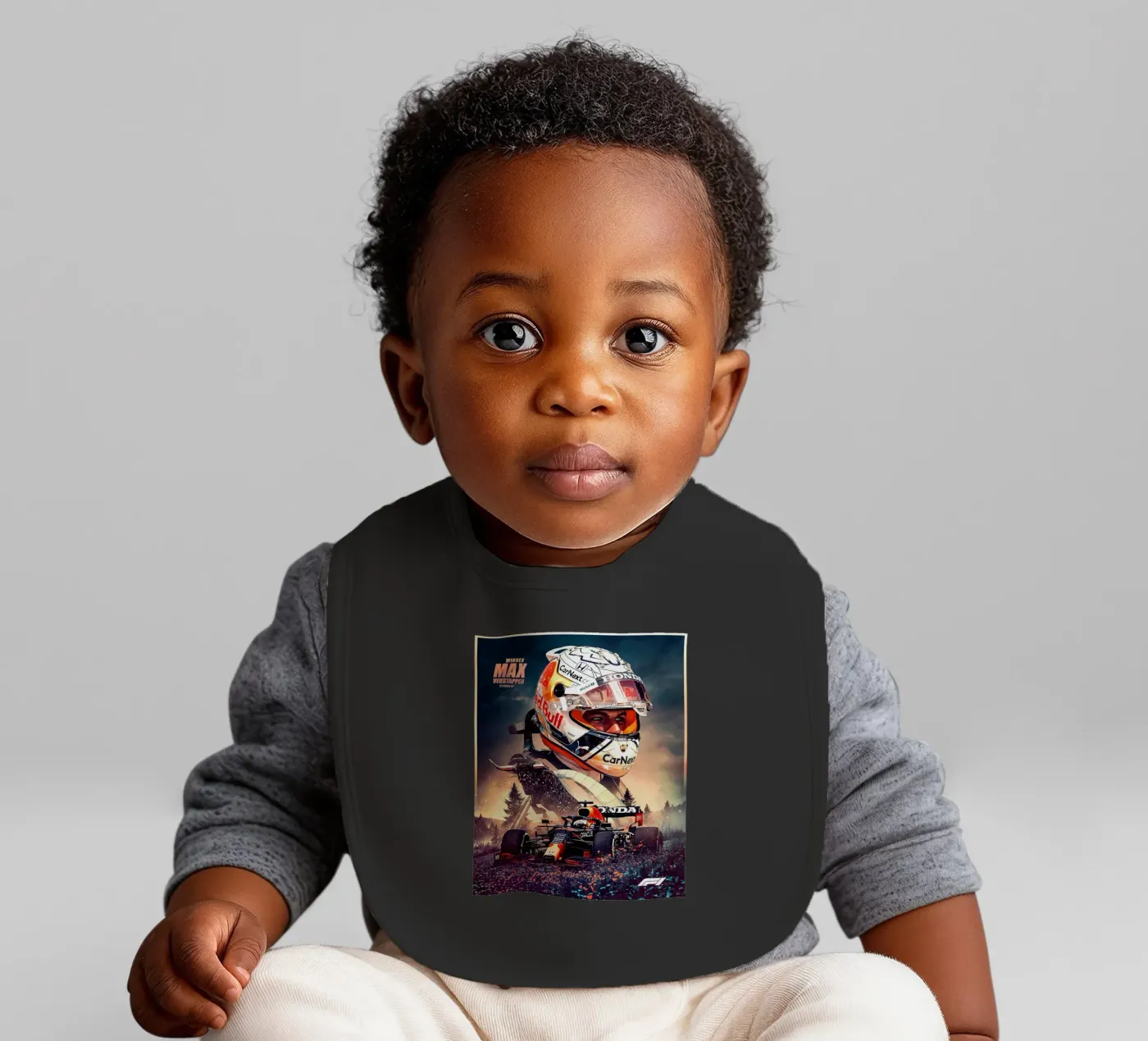 Max Verstappen bavaglino da Agus Creative