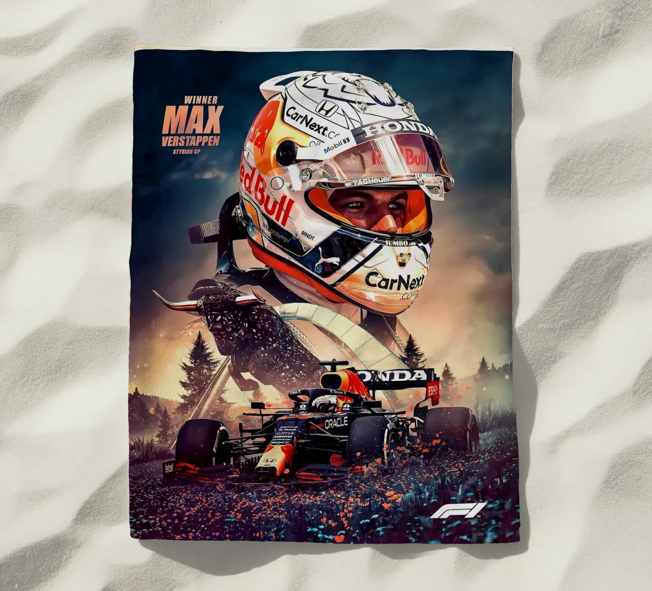 Max Verstappen telo mare da Agus Creative