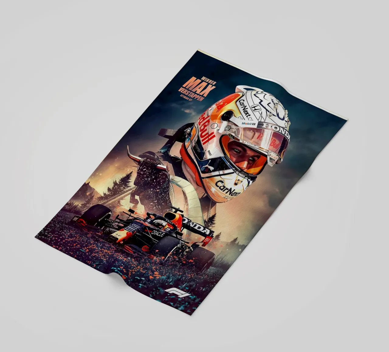 Max Verstappen telo mare da Agus Creative