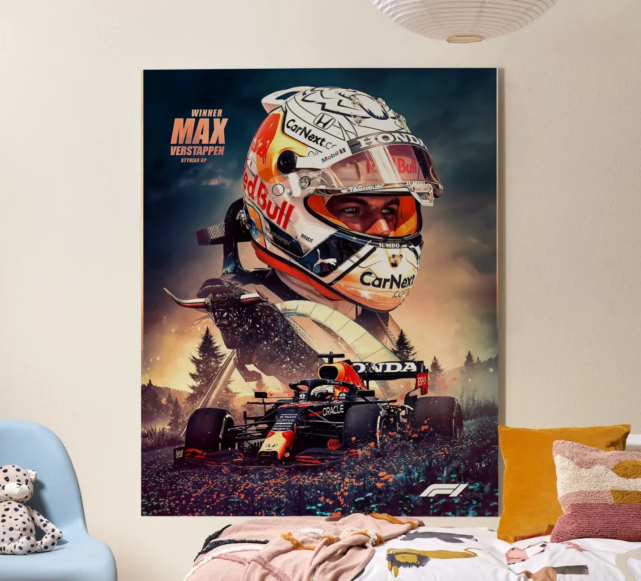 Max Verstappen plexiglass da Agus Creative