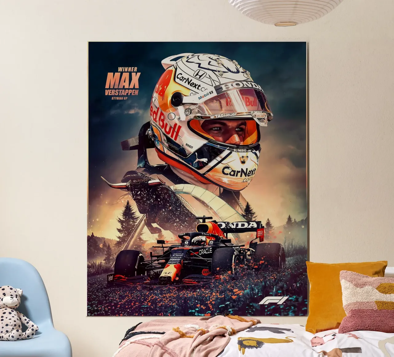 Max Verstappen carta hahnemühle da Agus Creative