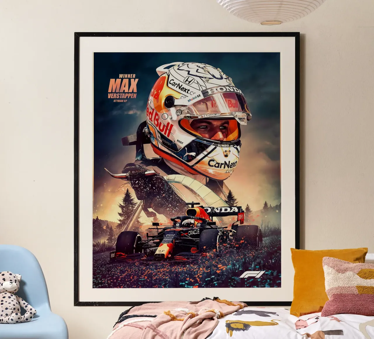 Max Verstappen carta hahnemühle da Agus Creative