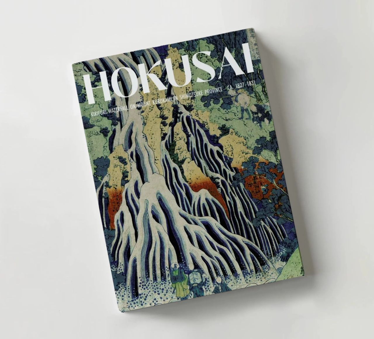 Hokusai - Kirifuri Waterfall at Kurokami Mountain in Shimotsuke IV notebook by Vintage by JUNIQE
