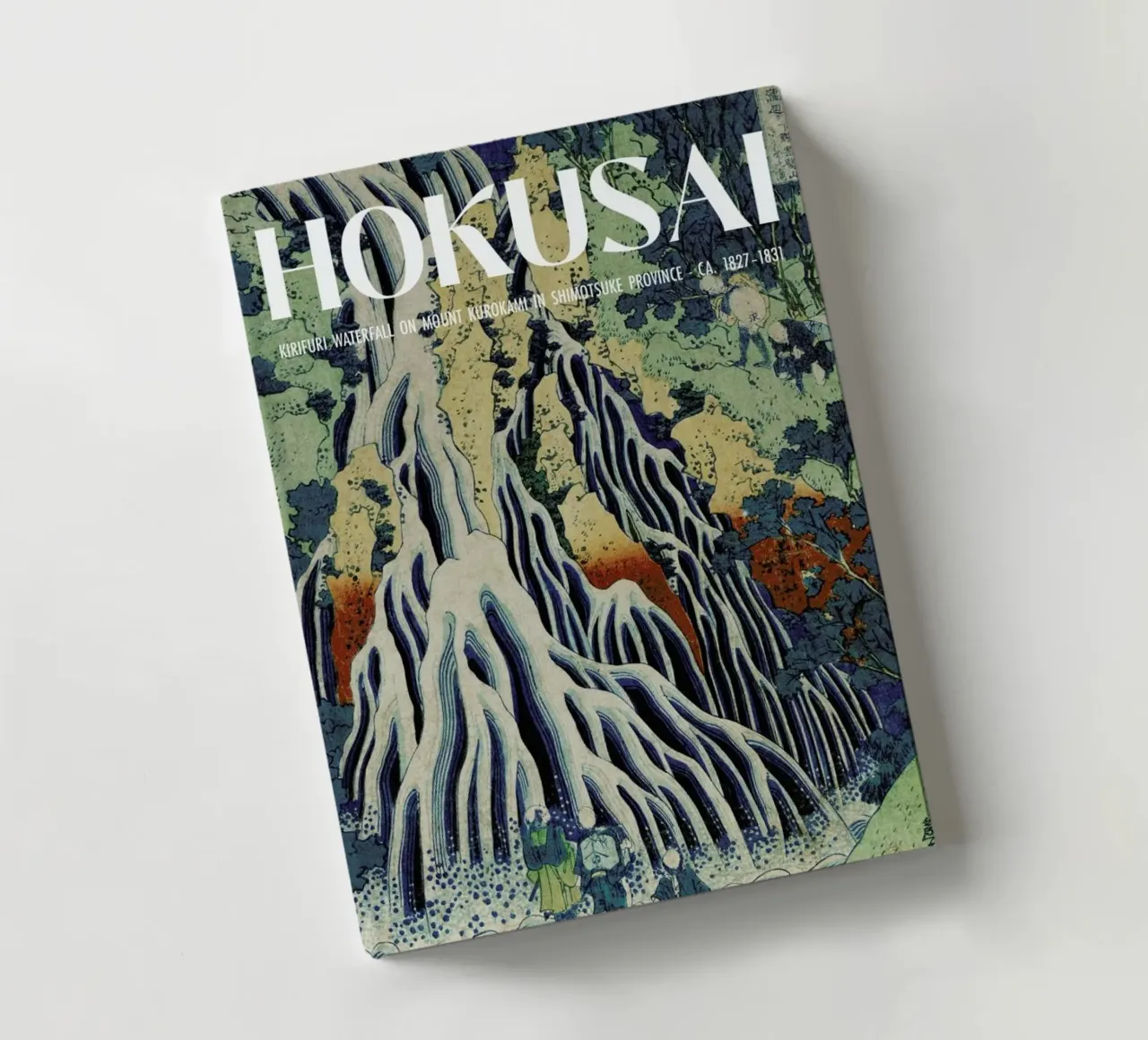 Hokusai - Kirifuri Waterfall at Kurokami Mountain in Shimotsuke IV diario da Vintage by JUNIQE