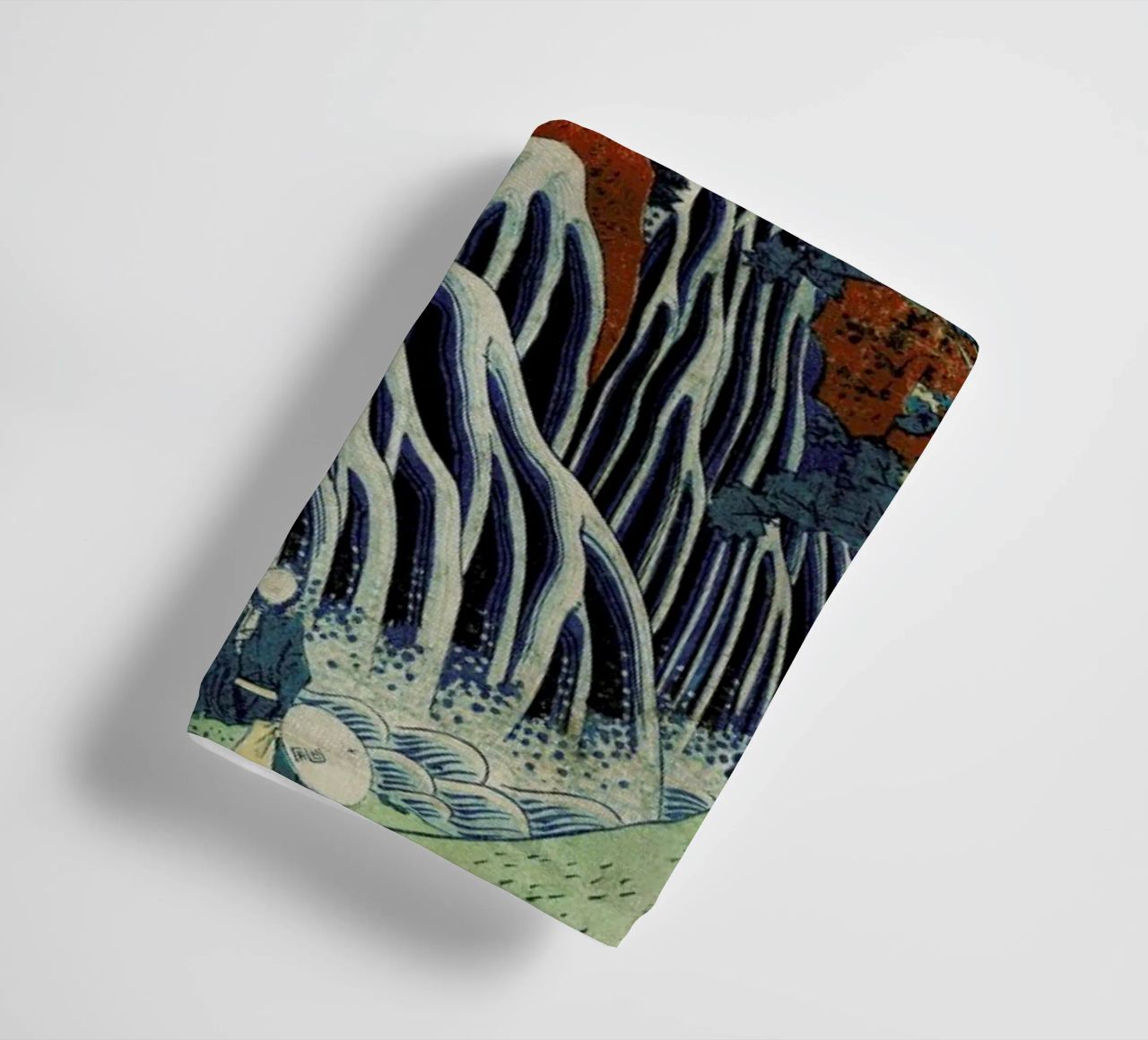 Hokusai - Kirifuri Waterfall at Kurokami Mountain in Shimotsuke IV towel by Vintage by JUNIQE