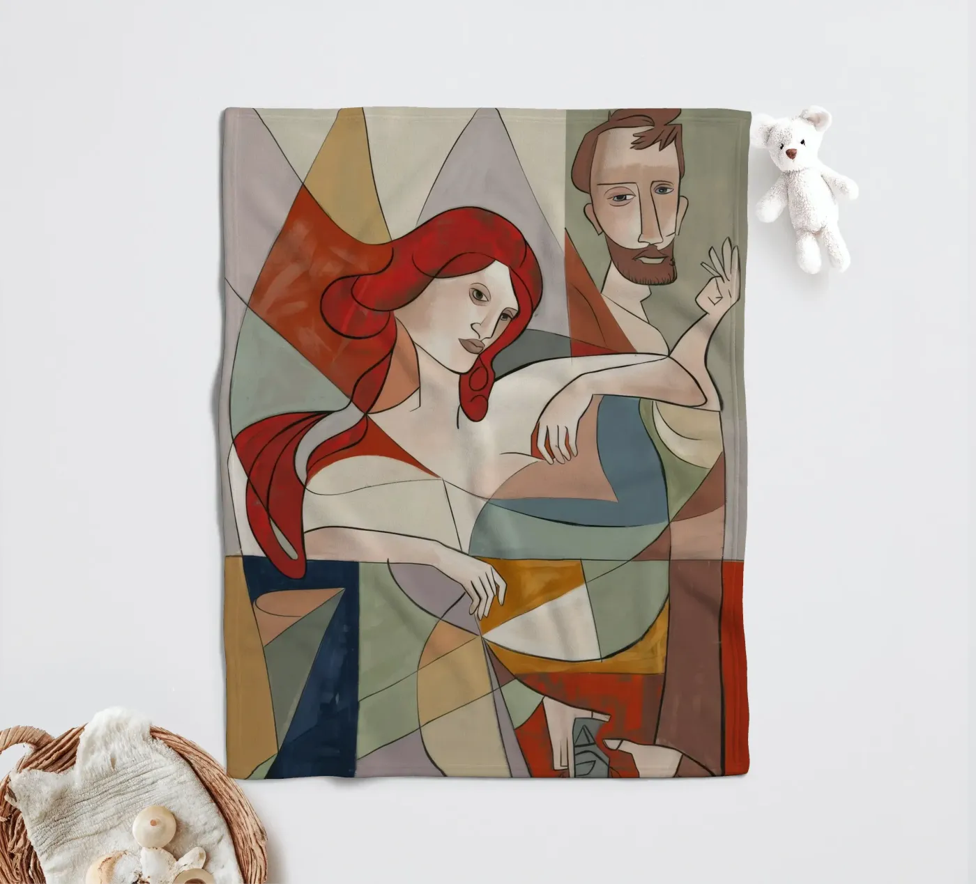 Graceful Pose Fleecedecke von Crimson Whisper