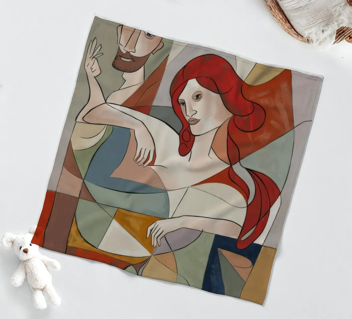 Graceful Pose Fleecedecke von Crimson Whisper