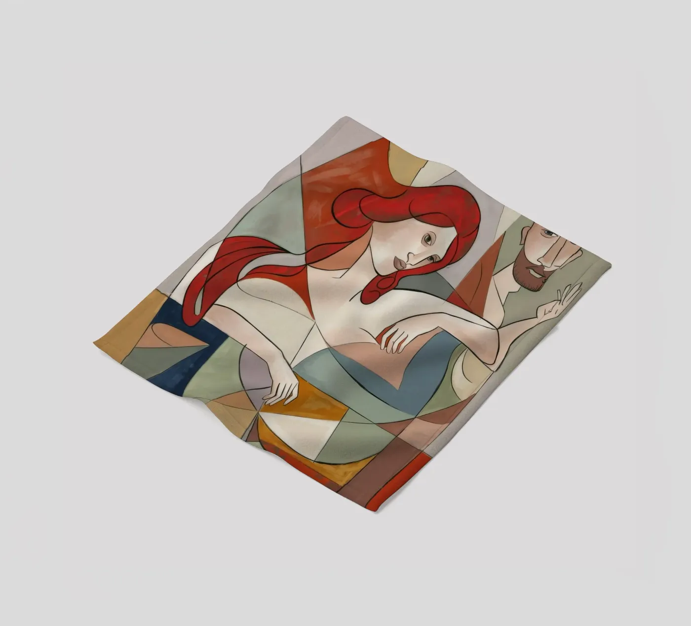 Graceful Pose Fleecedecke von Crimson Whisper