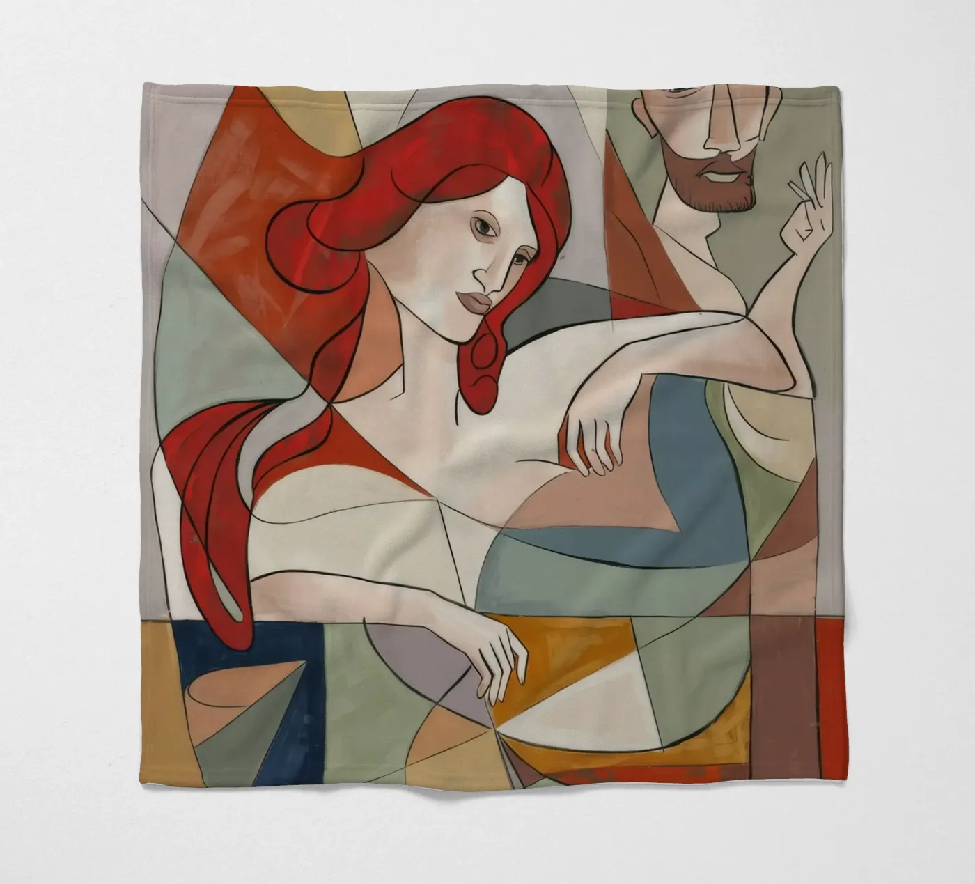 Graceful Pose Fleecedecke von Crimson Whisper