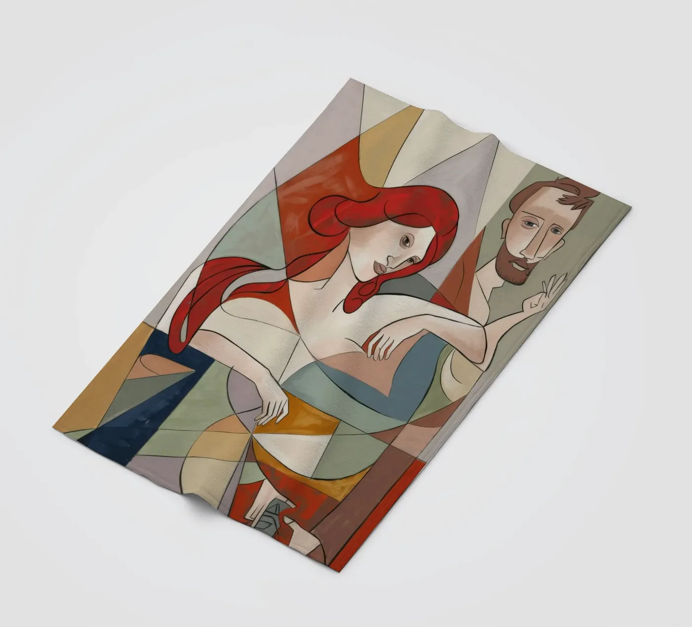 Graceful Pose Fleecedecke von Crimson Whisper