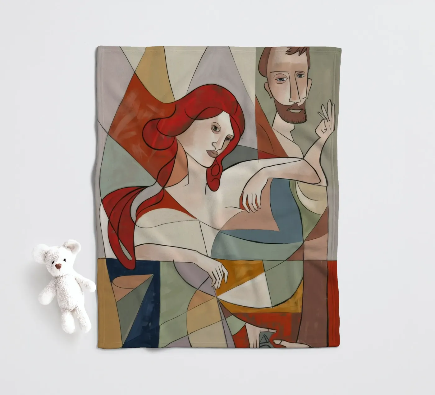 Graceful Pose Fleecedecke von Crimson Whisper