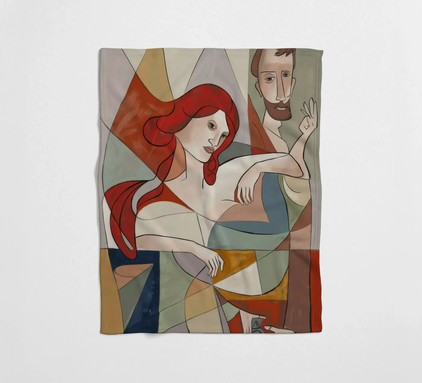 Graceful Pose Fleecedecke von Crimson Whisper