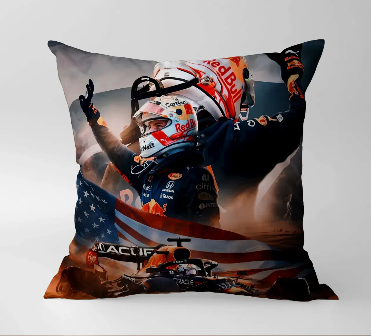Max Verstappen cuscino da Agus Creative