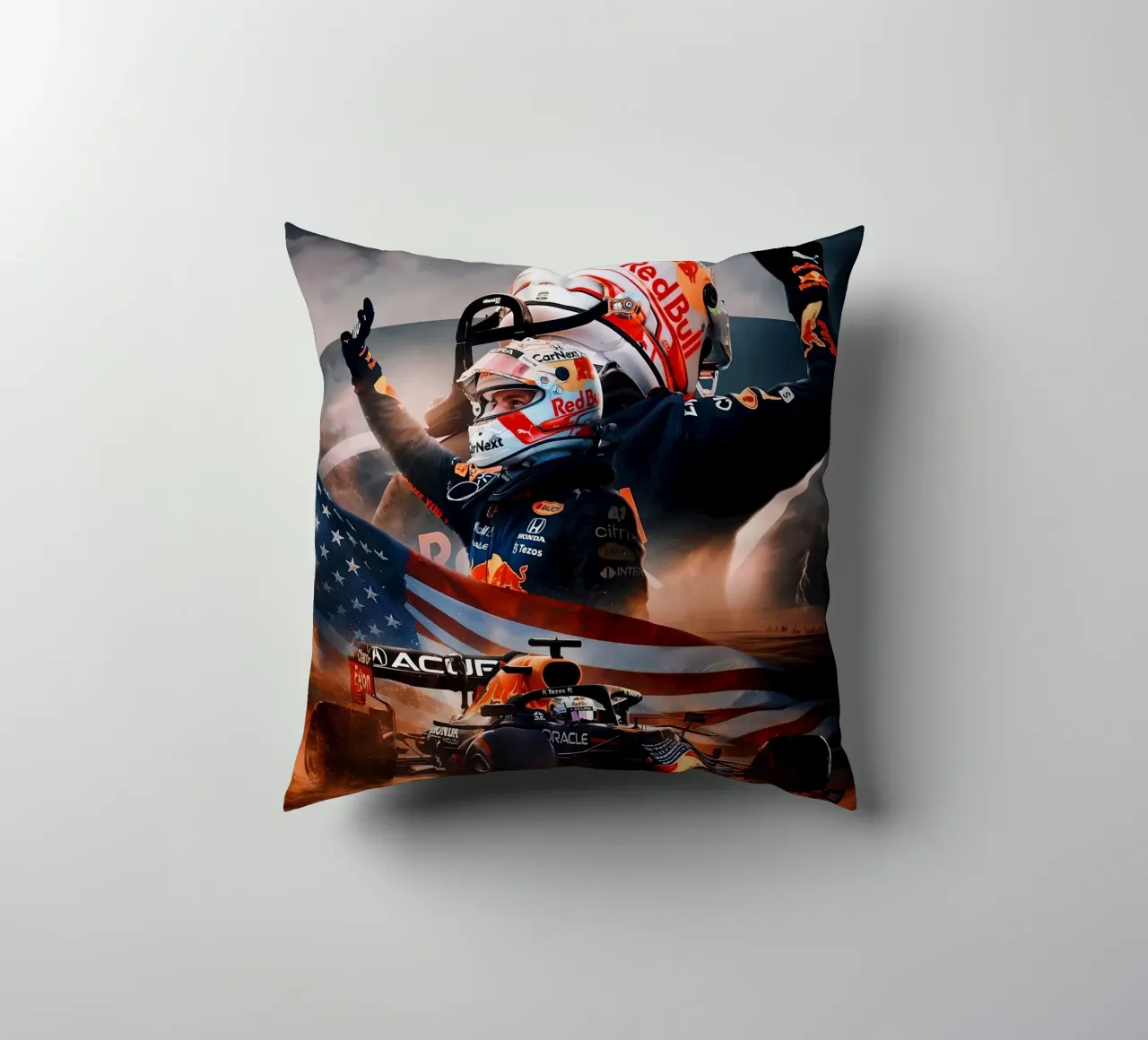 Max Verstappen cuscino da Agus Creative