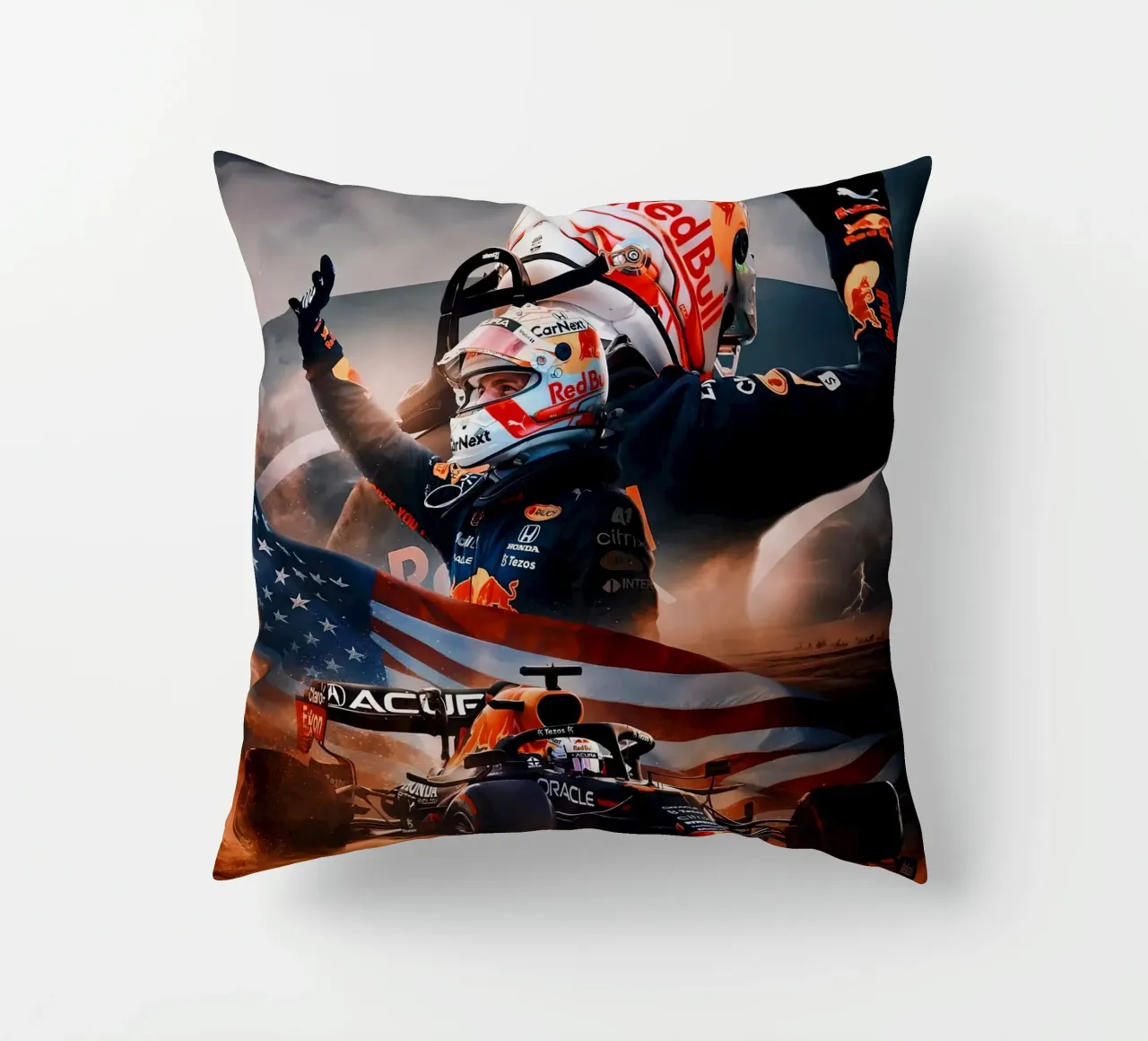 Max Verstappen cuscino da Agus Creative