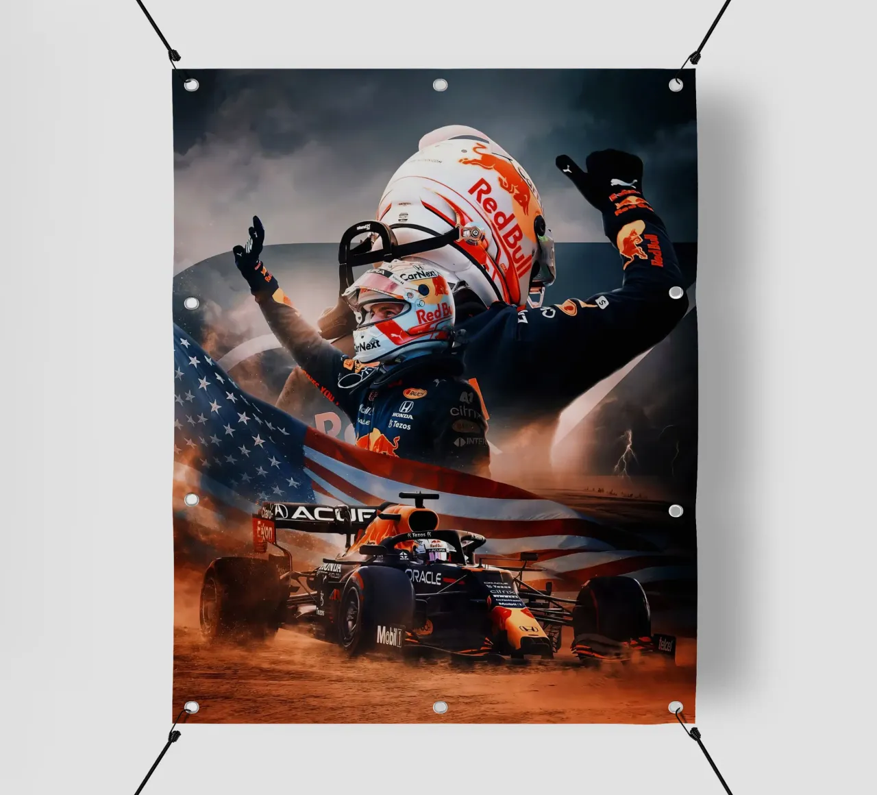 Max Verstappen telo in pvc da Agus Creative