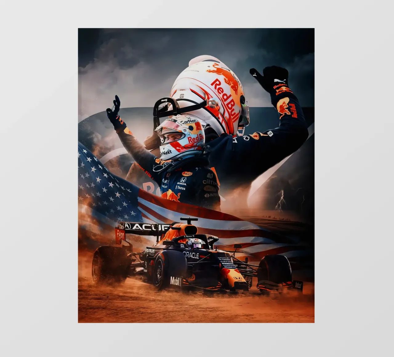 Max Verstappen telo in pvc da Agus Creative