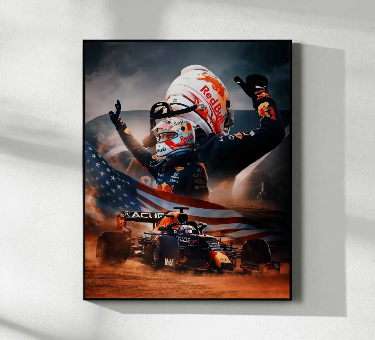 Max Verstappen plexiglass da Agus Creative