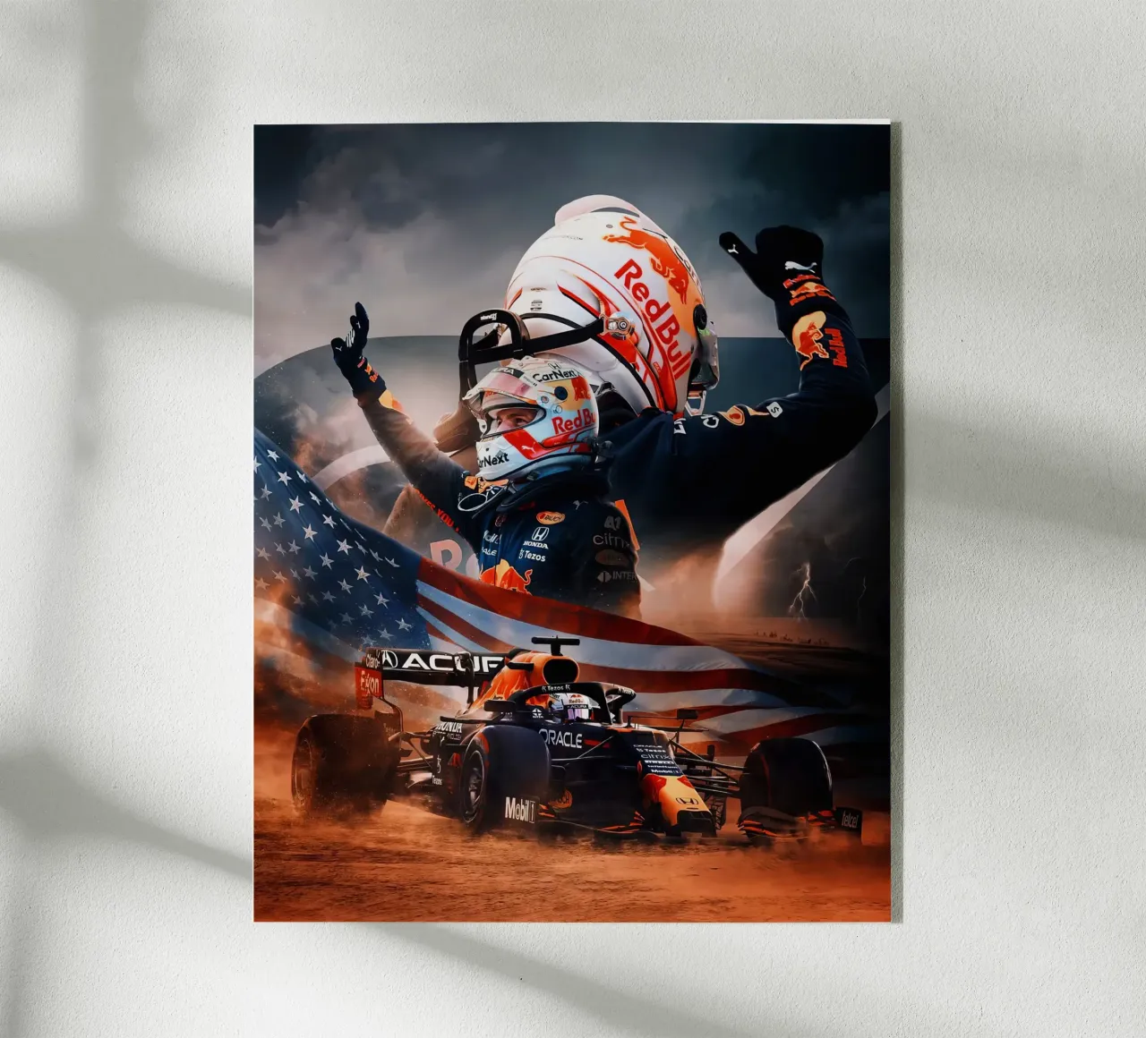 Max Verstappen plexiglass da Agus Creative