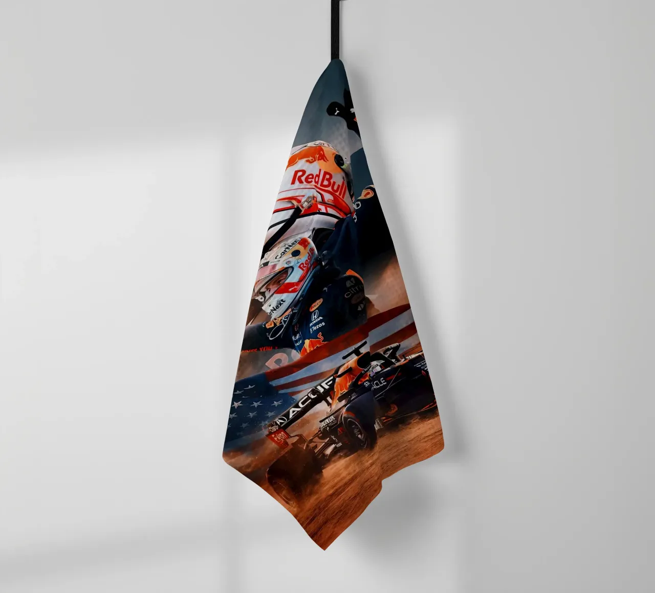 Max Verstappen canovaccio da cucina da Agus Creative