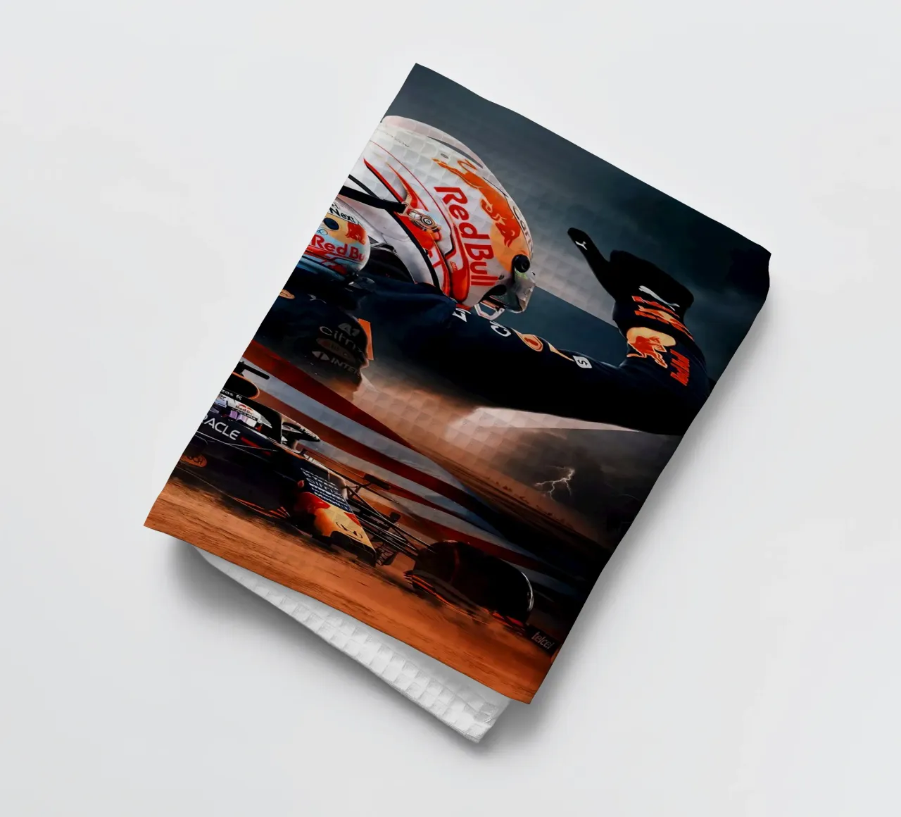 Max Verstappen canovaccio da cucina da Agus Creative