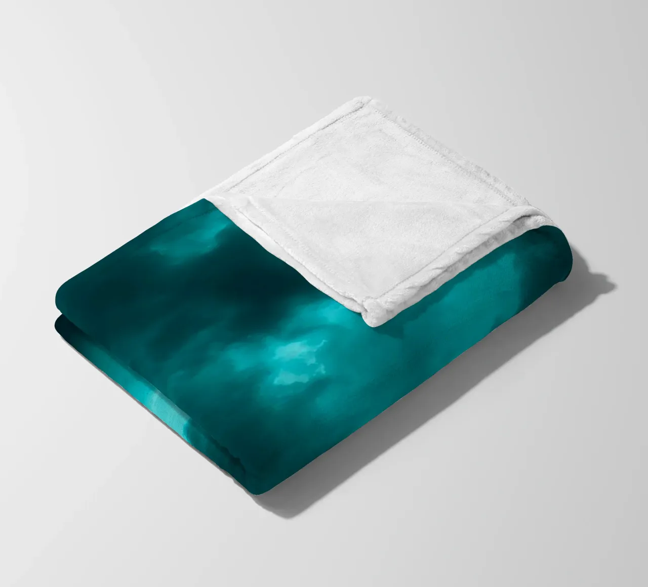 Dramatic clouds swirl in a moody sky just before the storm fleece blanket by DesignDoodle