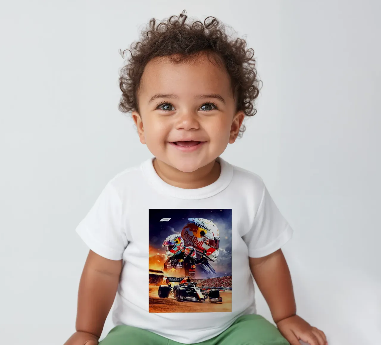 Max Verstappen Baby T-Shirt von Agus Creative