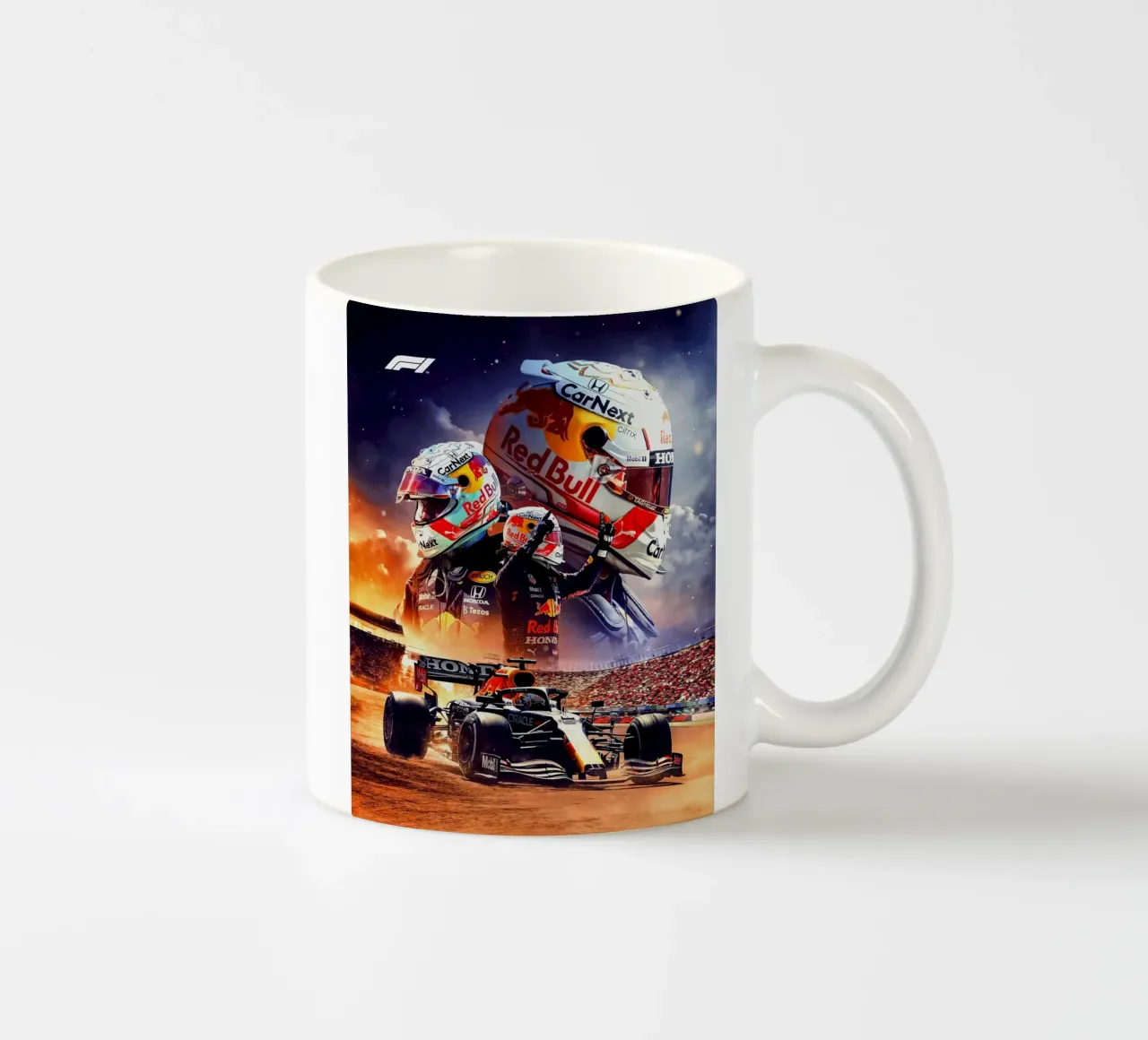 Max Verstappen tazza in ceramica da Agus Creative
