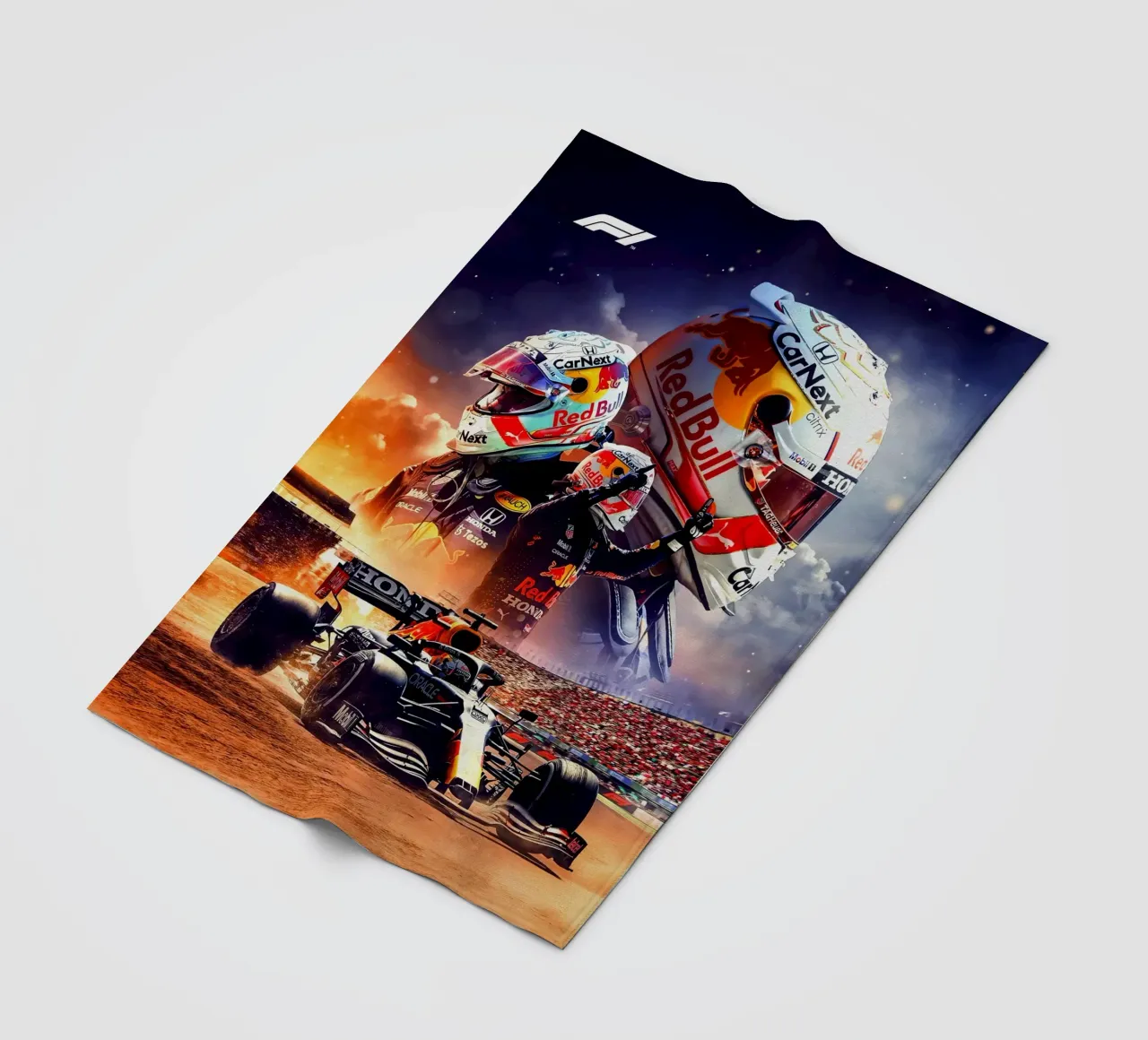 Max Verstappen Fleecedecke von Agus Creative