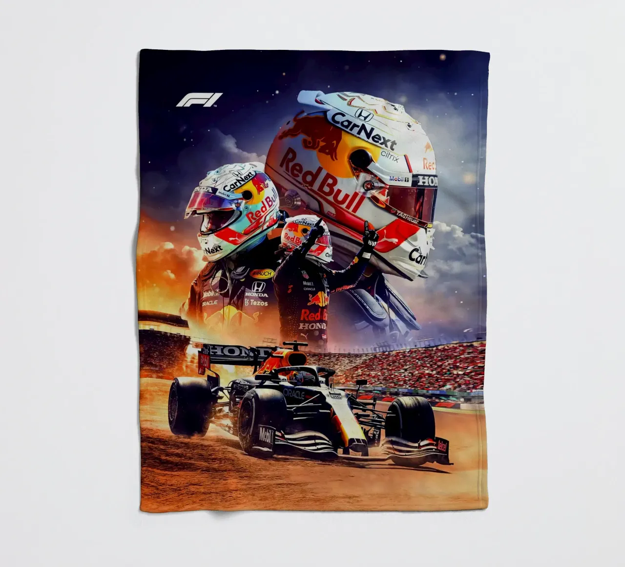 Max Verstappen Fleecedecke von Agus Creative