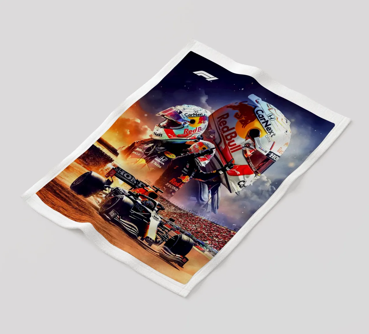 Max Verstappen Fleecedecke von Agus Creative