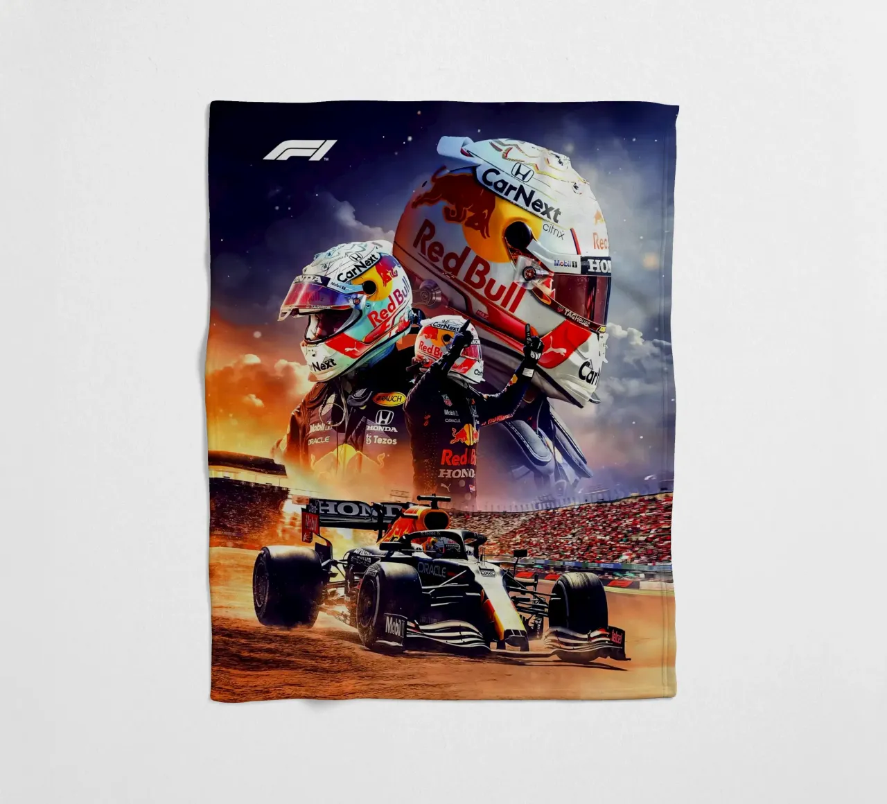 Max Verstappen Fleecedecke von Agus Creative