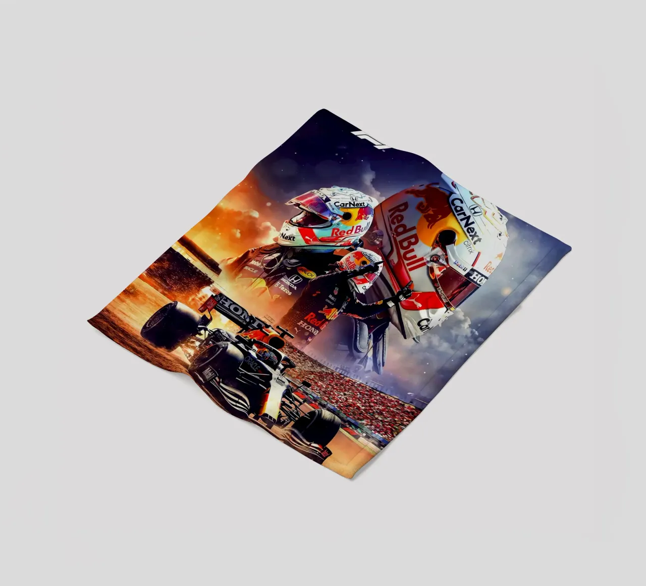Max Verstappen Fleecedecke von Agus Creative