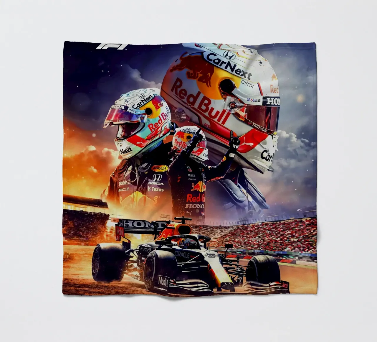 Max Verstappen Fleecedecke von Agus Creative