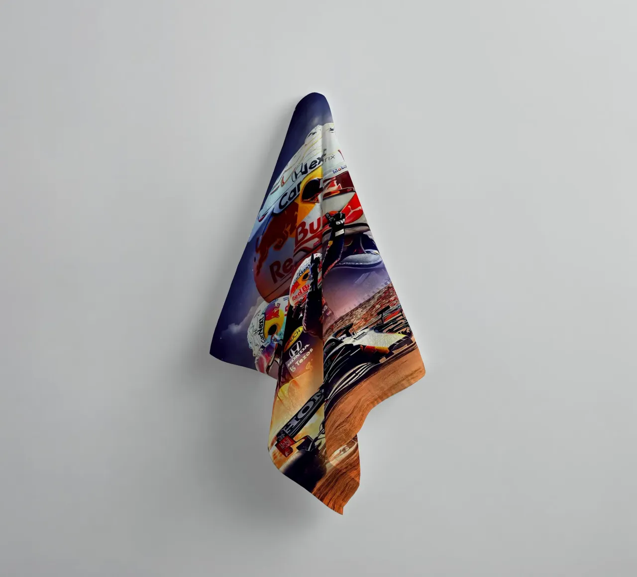 Max Verstappen towel by Agus Creative