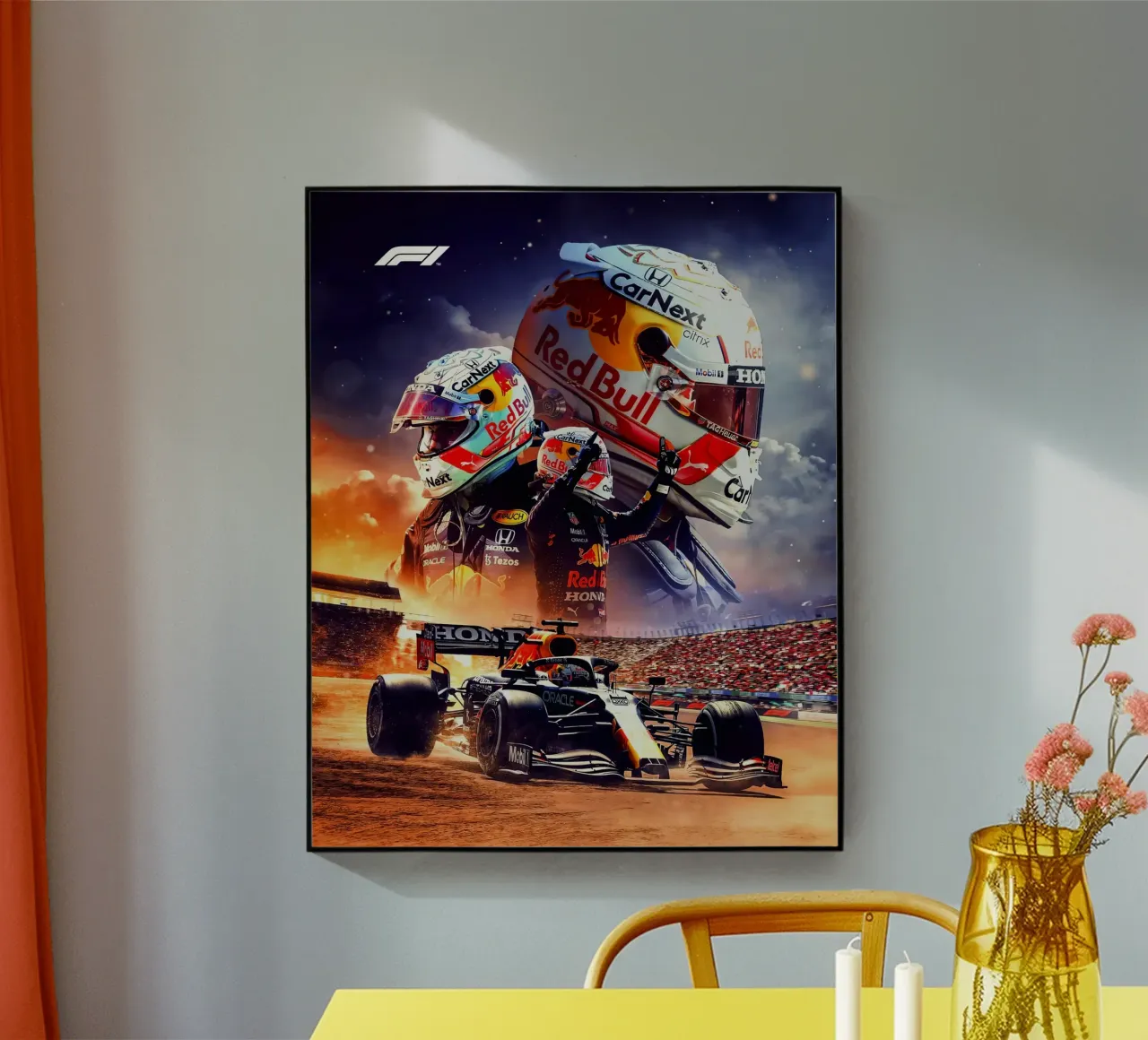 Max Verstappen plexiglass da Agus Creative