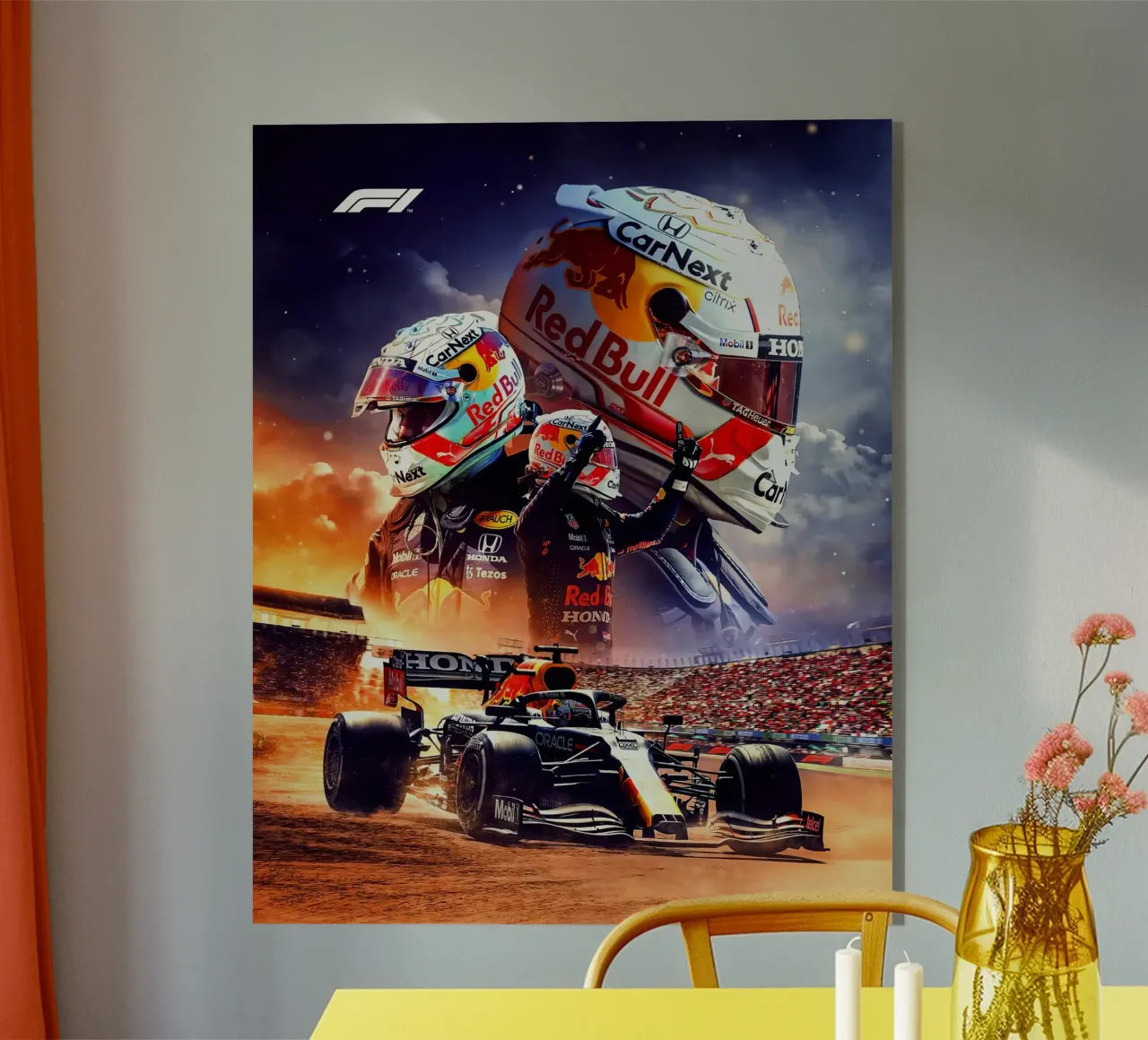 Max Verstappen plexiglass da Agus Creative