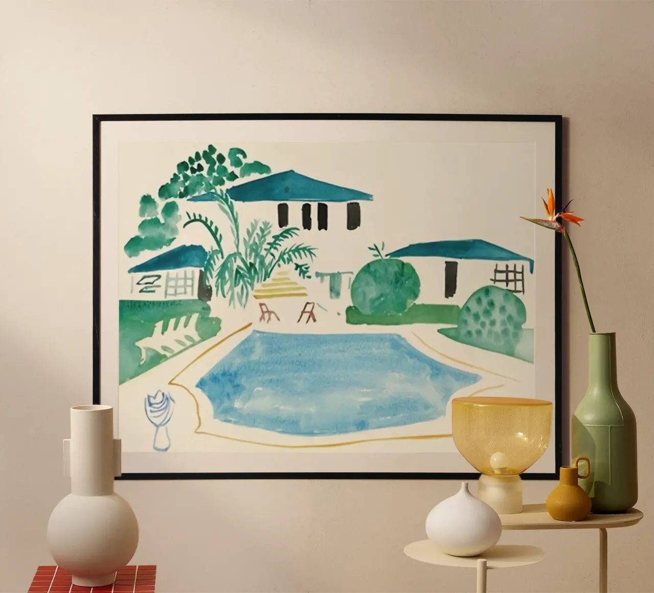 Retro-Pool Hahnemühle von Maegan