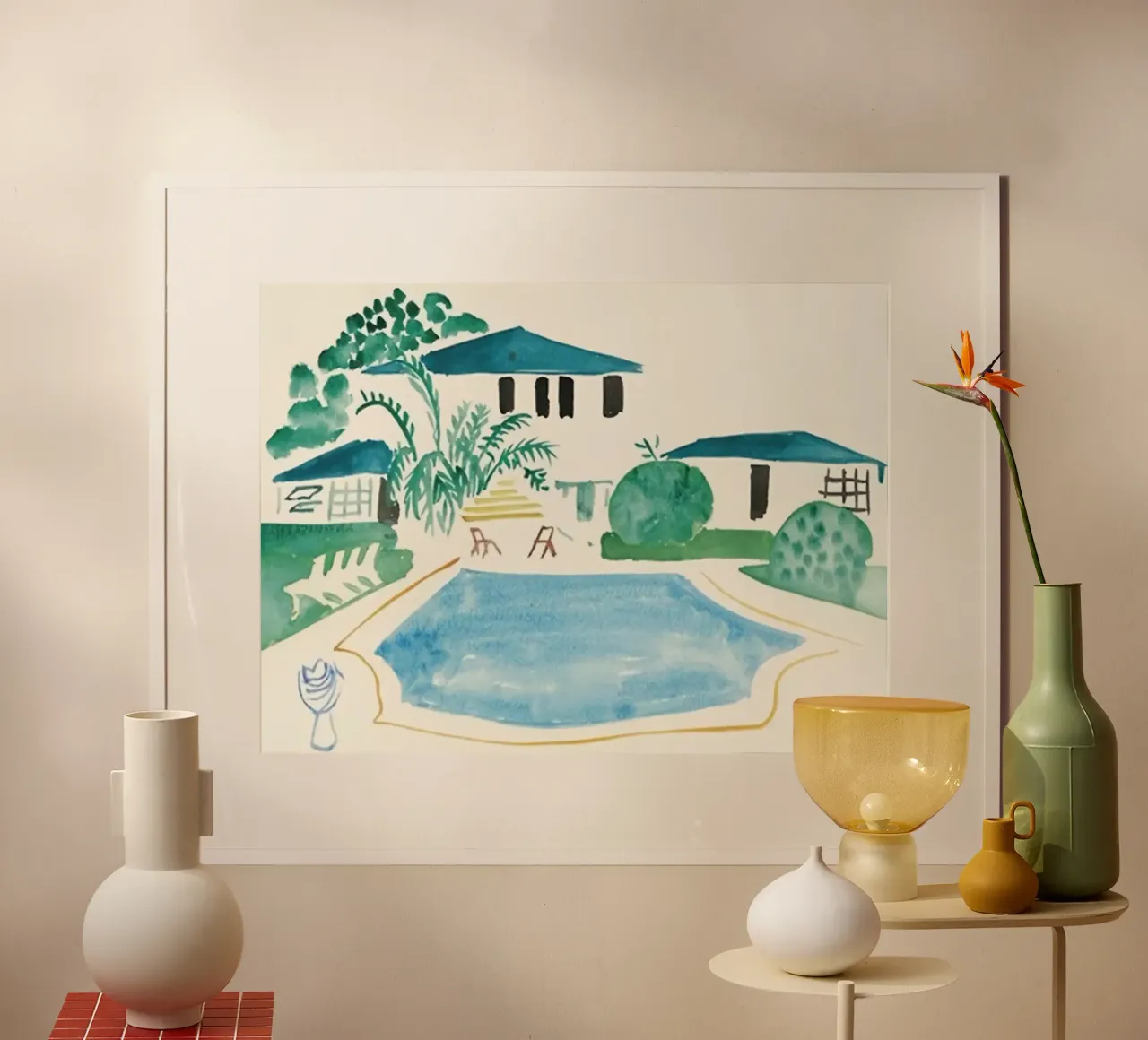 Retro-Pool Hahnemühle von Maegan