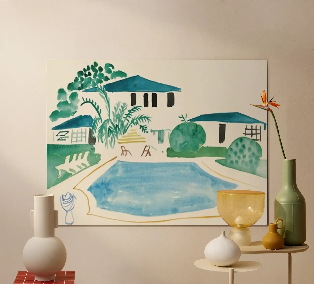 Retro-Pool Hahnemühle von Maegan