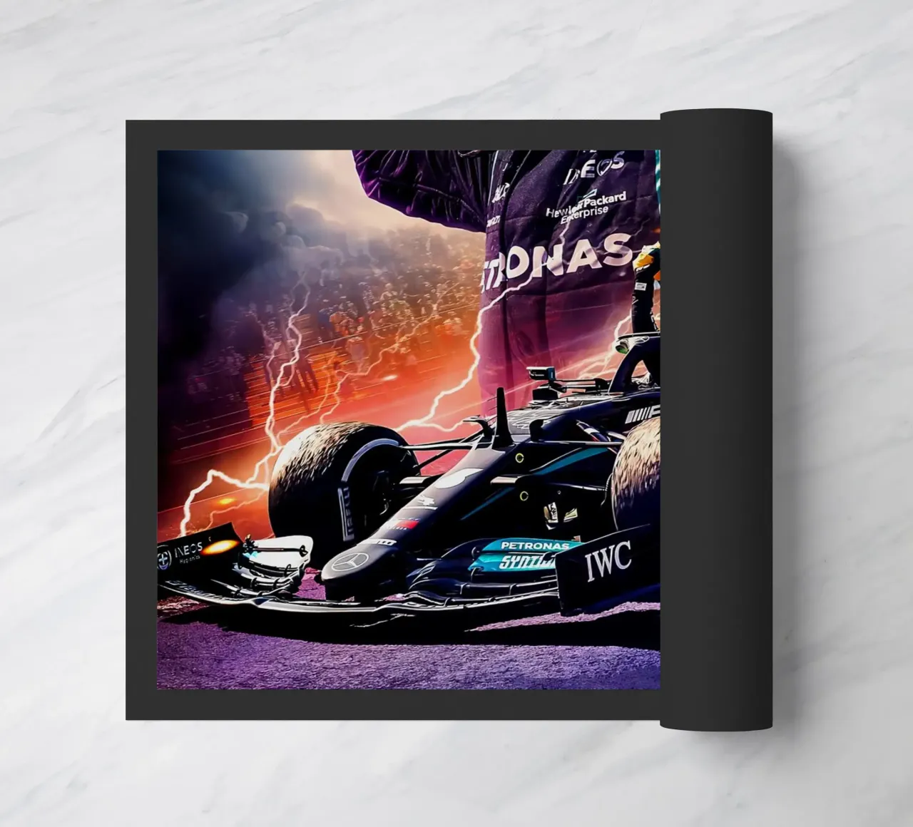 Lewis Hamilton zerbino da Agus Creative
