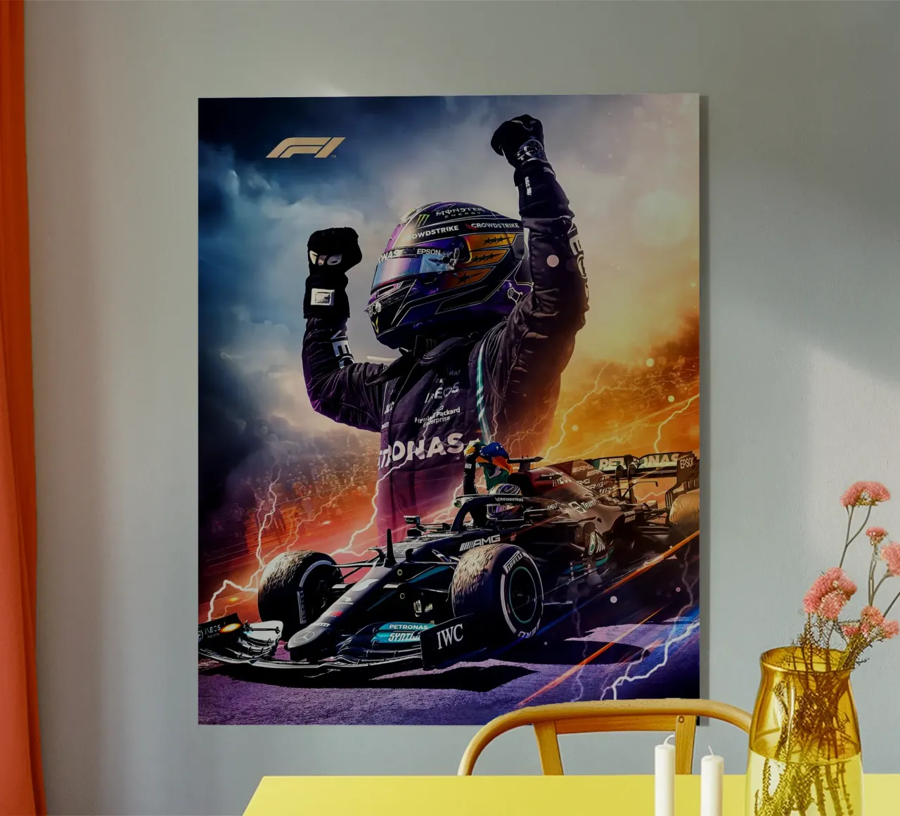 Lewis Hamilton plexiglass da Agus Creative