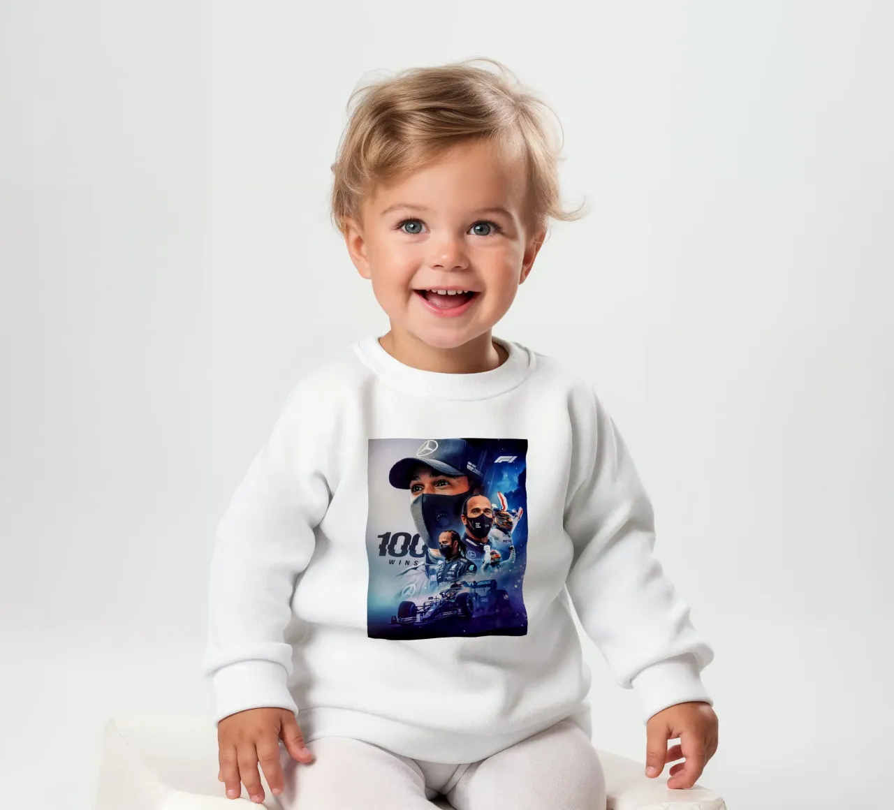 Lewis Hamilton felpa neonato da Agus Creative