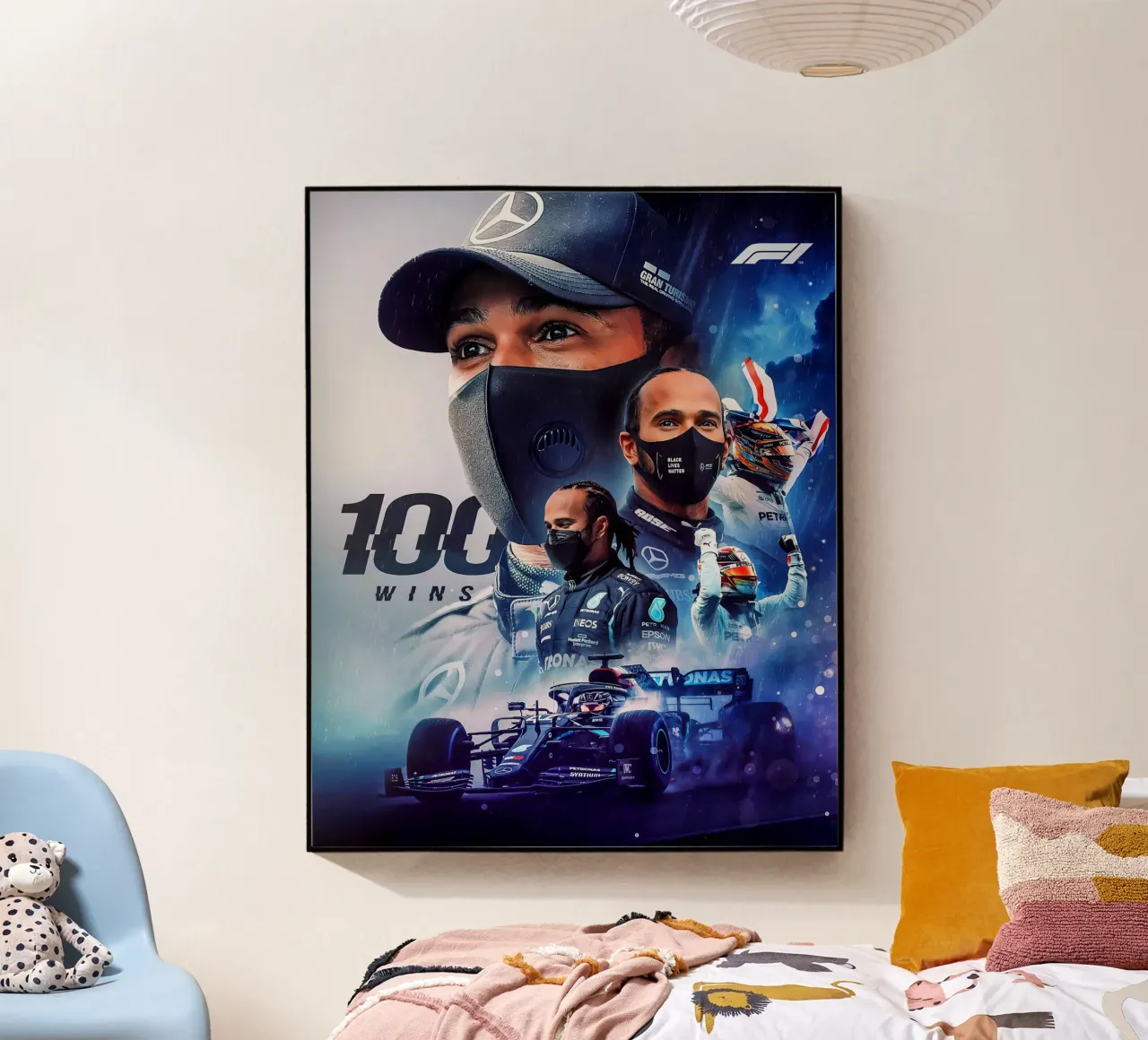 Lewis Hamilton plexiglass da Agus Creative