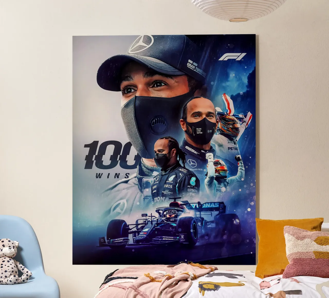 Lewis Hamilton plexiglass da Agus Creative