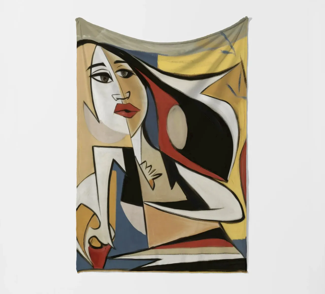 Dynamische vorm fleecedeken van Crimson Whisper