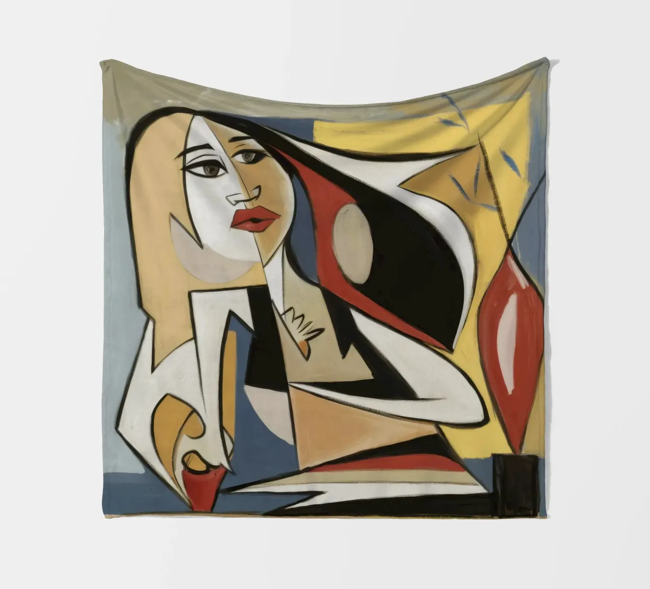 Dynamische vorm fleecedeken van Crimson Whisper