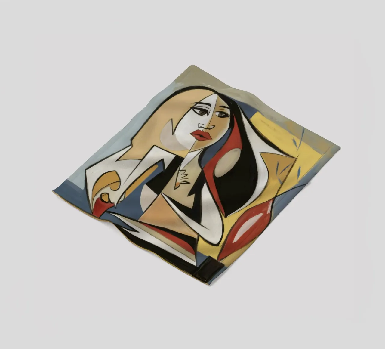 Dynamische vorm fleecedeken van Crimson Whisper