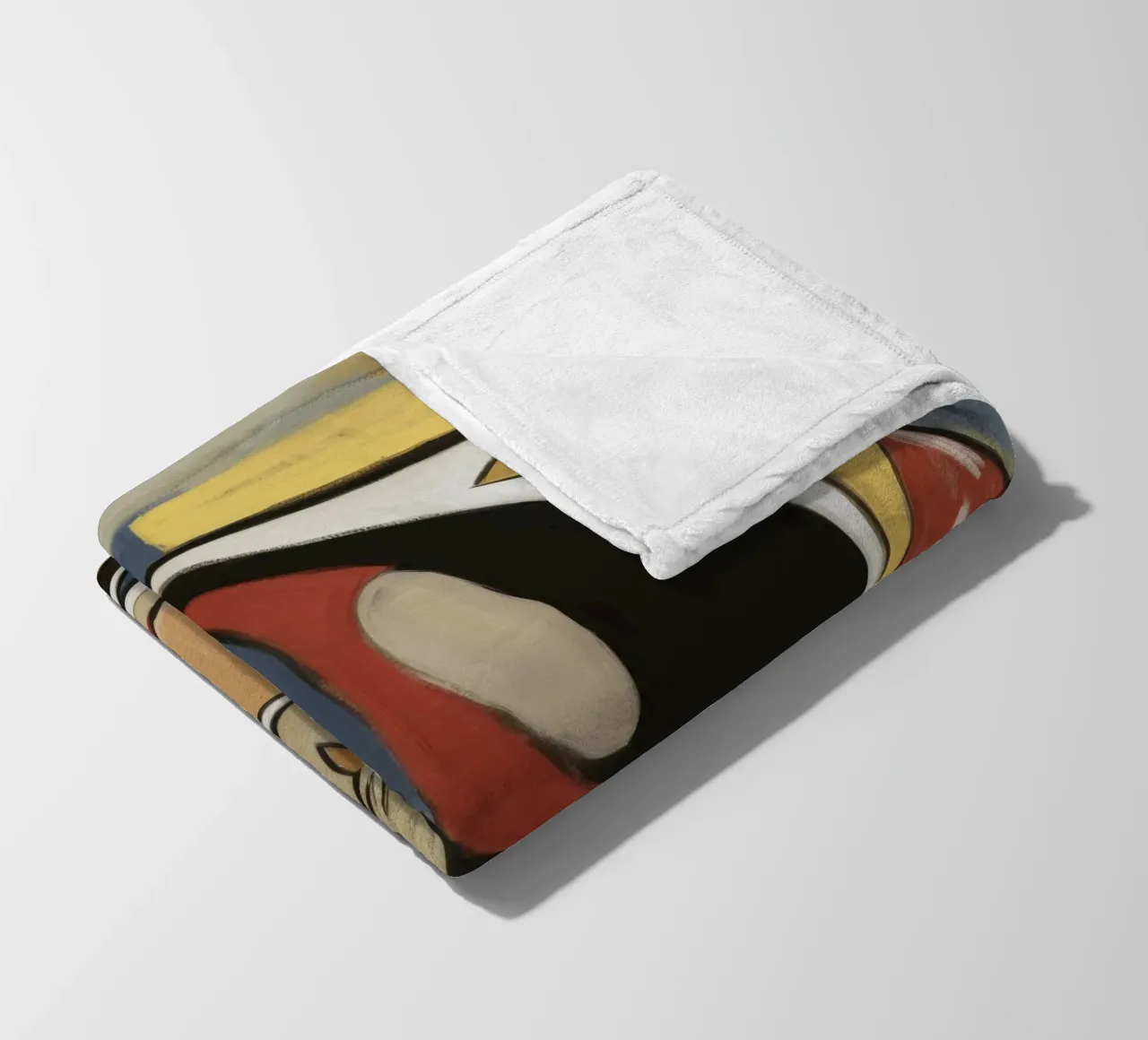 Dynamische vorm fleecedeken van Crimson Whisper